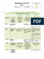 Cronograma Anual de Actividades 2019