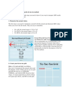 Steps in ABG Analysis Using The Tic-Tac-Toe Method