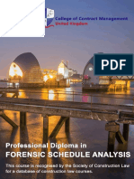 Brochure-Forensic Schedule Analysis