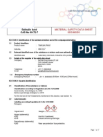 Salicylic Acid CAS No 69-72-7: Material Safety Data Sheet Sds/Msds