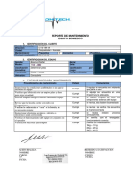 Reporte de Mantenimiento Bascula Bernalo