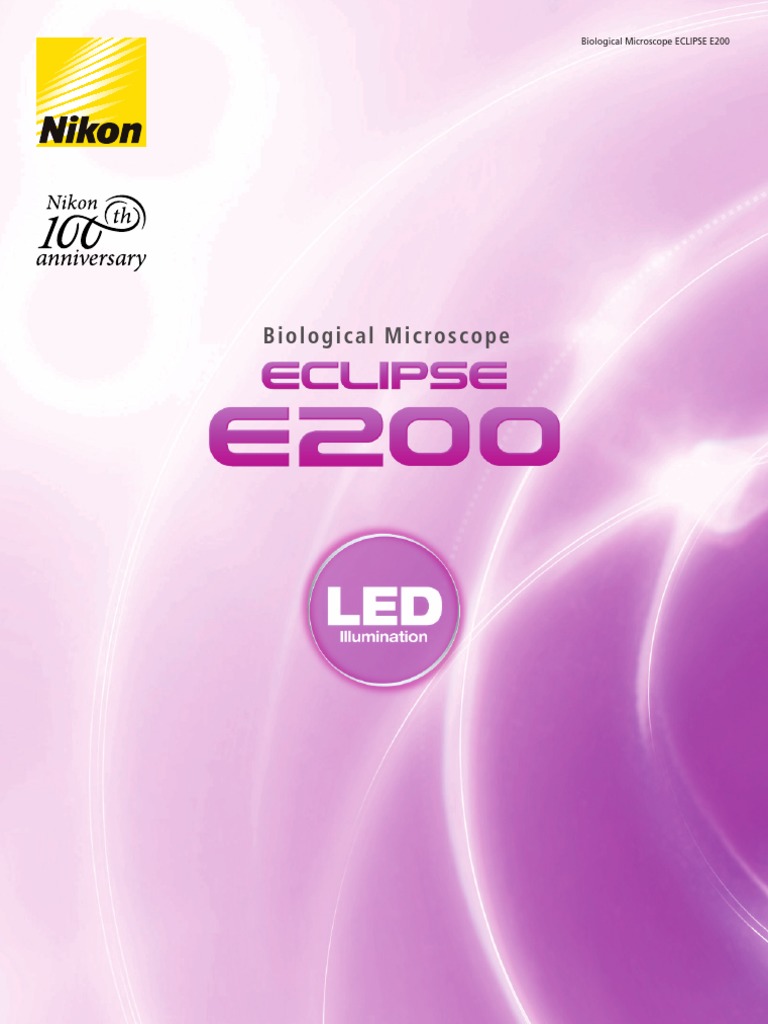 Manual Microscópio E200 | PDF | Microscopy | Glass Applications