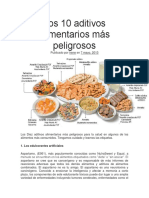 Aditivos Peligrosos para La Salud