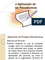 Taller Aplicacion de Pruebas Psicotecnicas