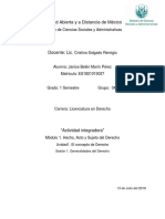 Derecho y sociedad