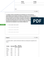 Calificación para intento de examen con puntaje de 80 de 80