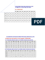 Calendario de Contribuyentes Especiales 2016