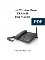 3g FWP Ets-6688 User Manual