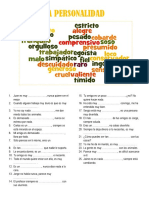 Personalidad y características humanas