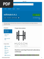Mlfinlab PyPI