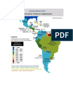 Independencia de Latinoamerica