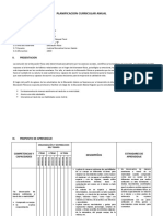 Planificacion Curricular Anual