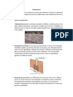 Mampostería: Tipos y materiales para construcción