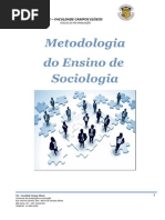 1 - Apostila - Metodologia de Sociologia