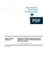 DKD-E 8.2 Analysis of Influencing Parameters On Calibration of Piston-Operated Pipettes With Air Cushions