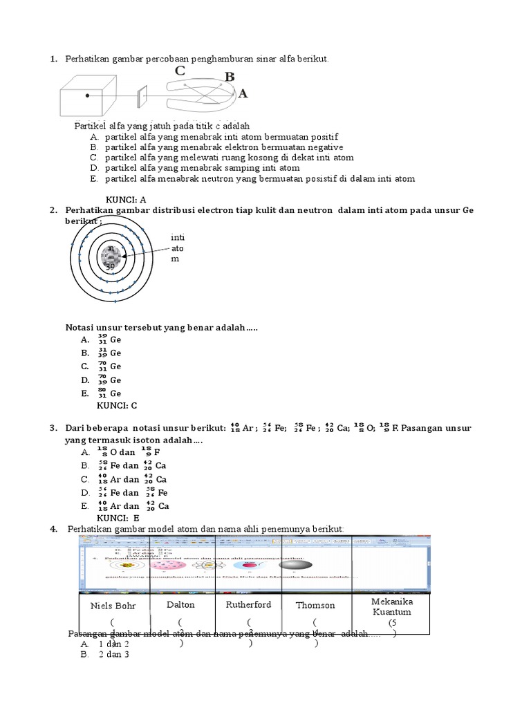 Lat Phb Kimia X Mipa 1 2019