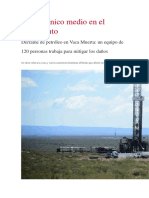 Derrame de Petroleo en Vaca Muerta 2018