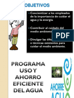 programa uso eficiente ahorro de agua