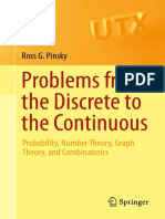 Problems From The Discrete To The Continuous - Probability, Number Theory, Graph Theory, and Combinatorics PDF