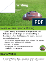Sports Writing Guide: Essentials for Reporting on Games