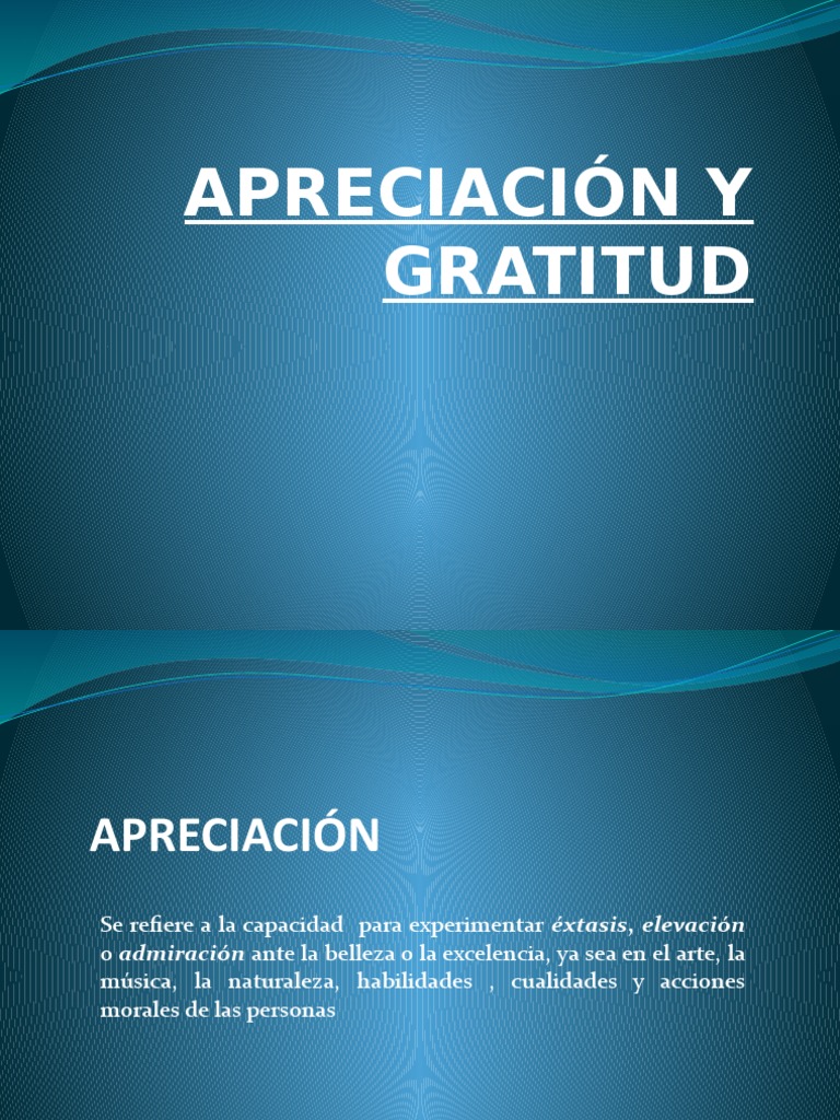 La Importancia de la Gratitud | PDF | Gratitud | Acción (filosofía)