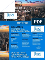 IPA Indicadores y Motores de La Demanda Agregada Mayo 2019 1