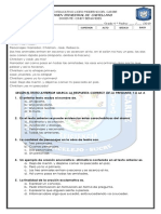 Examen Trimestral de Castellano Cuarto