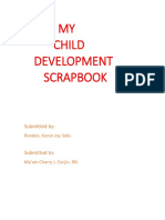 MY Child Development Scrapbook: Submitted by