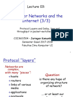 Jarkomdat03-Protocol Layers and Delay, Loss and Throughput in Packet-Switched Networks