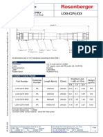 Cable Assembly: Technical Data Sheet