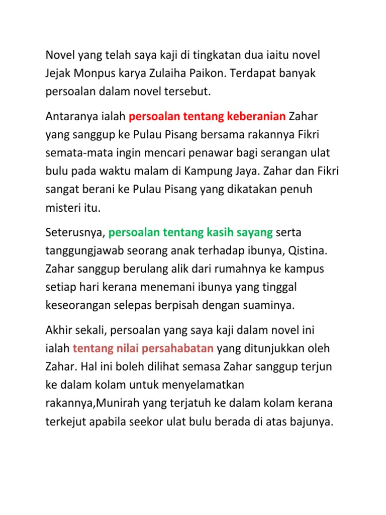 Jejak Monpus Tingkatan 2