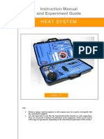 Heat System: Instruction Manual and Experiment Guide