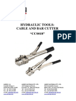 Hydraulic Tools: Cable and Bar Cutter "CC0018": Larzep, S.A. Larzep Australia Pty. Ltd. Larzep Australia Pty. LTD