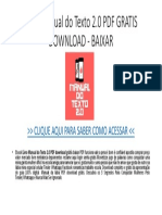Ebook Livro Manual Do Texto 2.0 PDF Gratis Download - Baixar