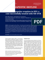 Therapeutic Hotline: Pruritic Papular Eruption in HIV: A Case Successfully Treated With NB-UVB