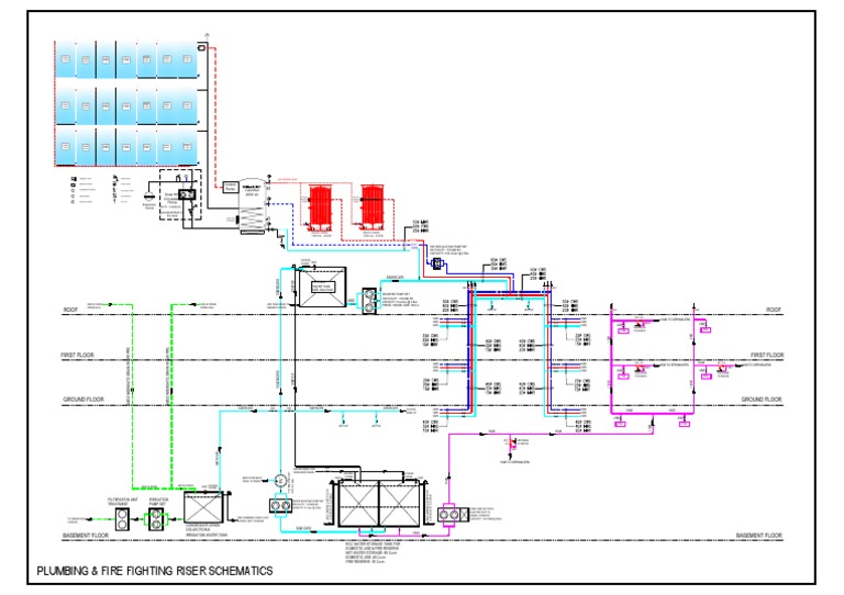 Water Supply System Schematic Diagram | PDF | Water Heating ...