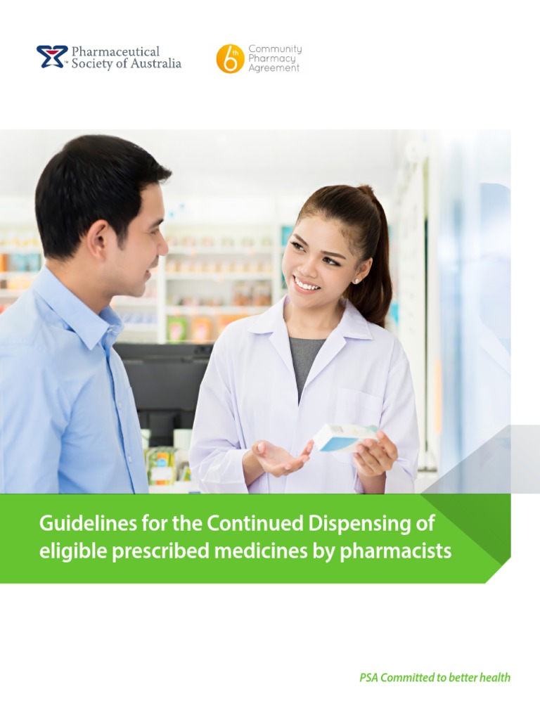 Continued Dispensing Guidelines PDF Medical Prescription Pharmacy
