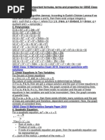 Check Below The Important Formulas, Terms and Properties For CBSE Class 10 Maths Exam 2020: 1. Real Numbers