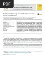 Stability Control For A Huge Excavator For Surf 2016 Applied Mathematical Mo