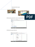 Langkah Kerja Pembuatan Daerah Aliran Sungai