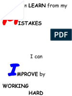 I Can LEARN From My: Istakes