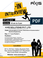 Interview: Axis Solutions Pvt. LTD