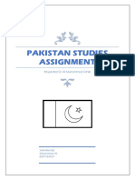 Pak Studies Assignment