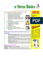 How piping systems are classified by stress