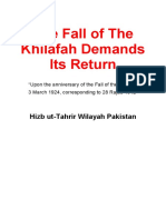 PK Fall of Khilafah Demands Its Return 2013 EN PDF