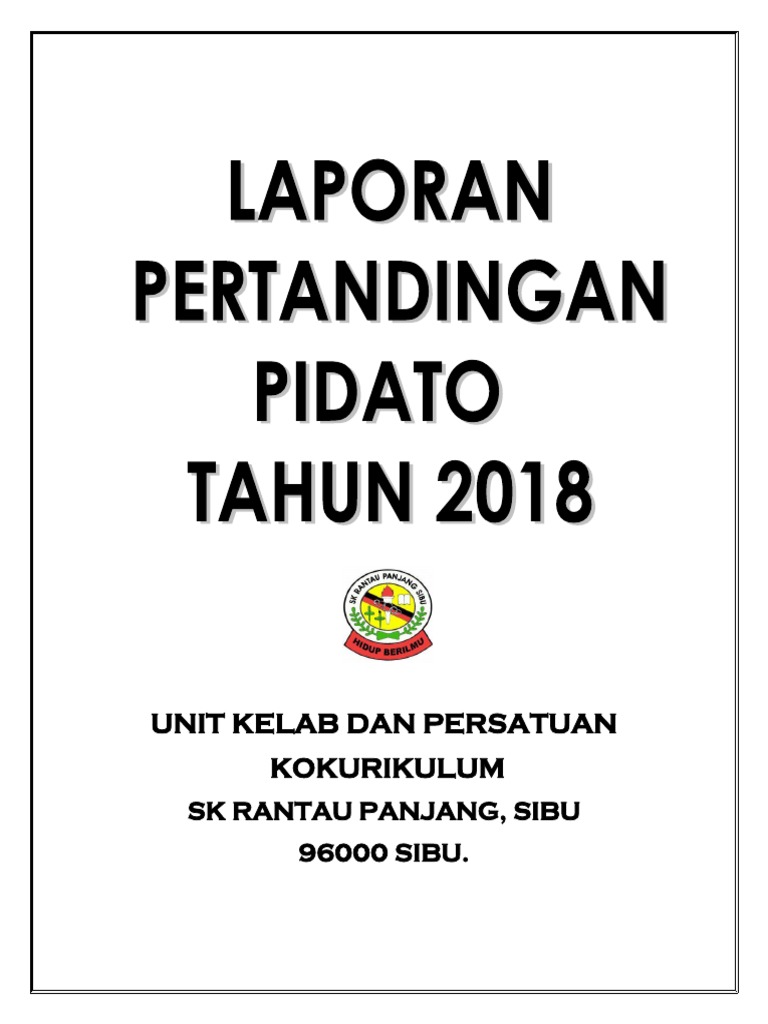 Laporan Pertand Pidato Pdf