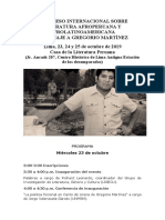 Programa Congreso Gregorio Martínez
