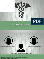 Acceso a La Salud- Presentación