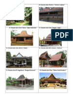 Rumah Adat Banten "Badui" 10. Rumah Adat Madura "Tanean Lanjhan"
