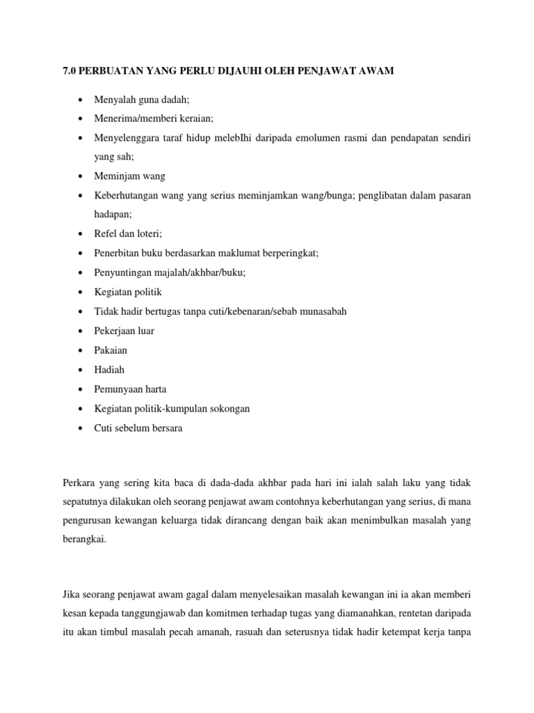Etika Pentadbiran Awam 4 Pdf
